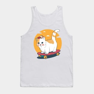 Cat Skating Tank Top